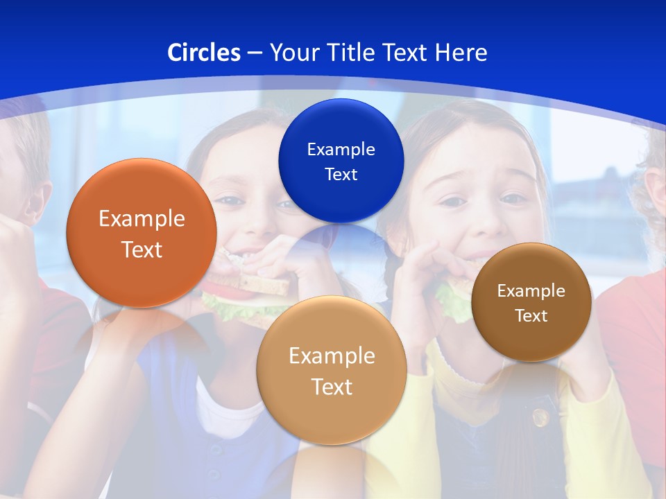 Edible Boy Schoolchildren PowerPoint Template