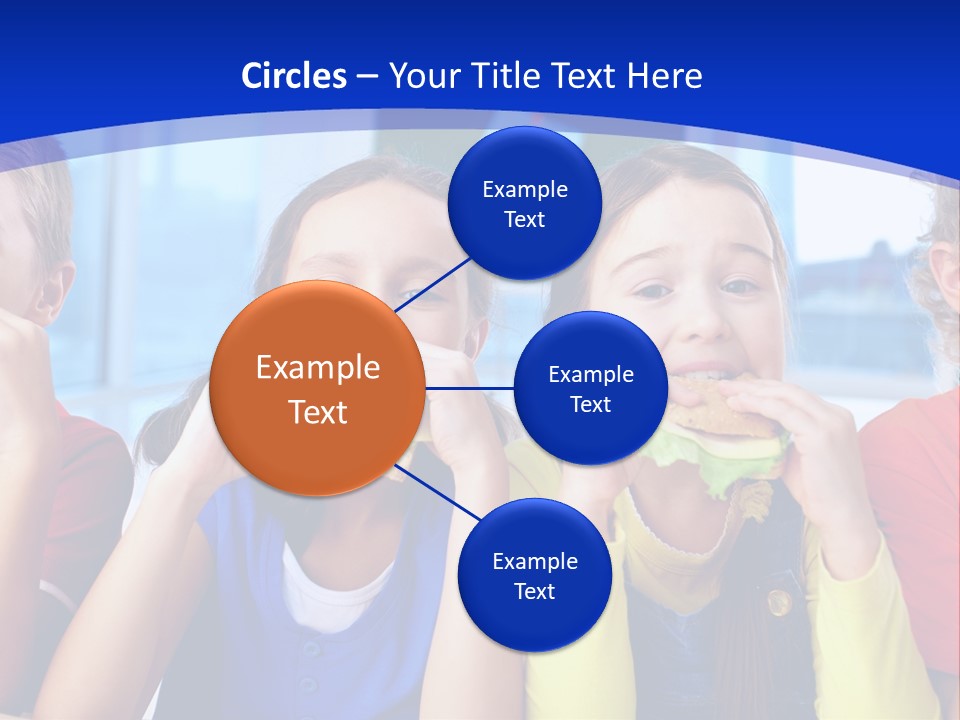 Edible Boy Schoolchildren PowerPoint Template