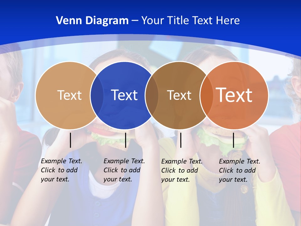 Edible Boy Schoolchildren PowerPoint Template