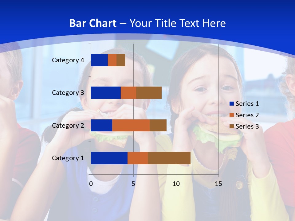 Edible Boy Schoolchildren PowerPoint Template