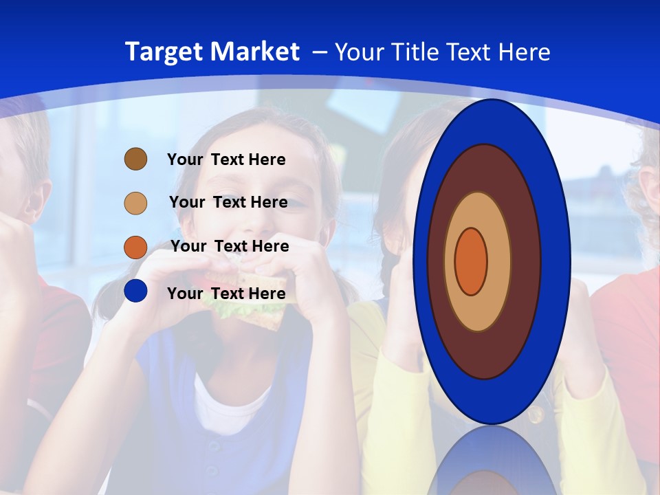 Edible Boy Schoolchildren PowerPoint Template