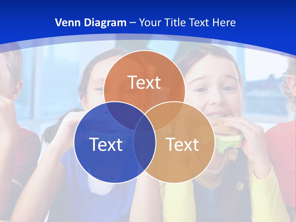 Edible Boy Schoolchildren PowerPoint Template