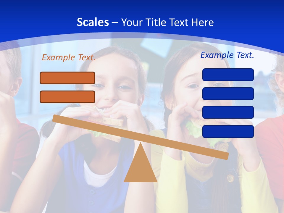 Edible Boy Schoolchildren PowerPoint Template