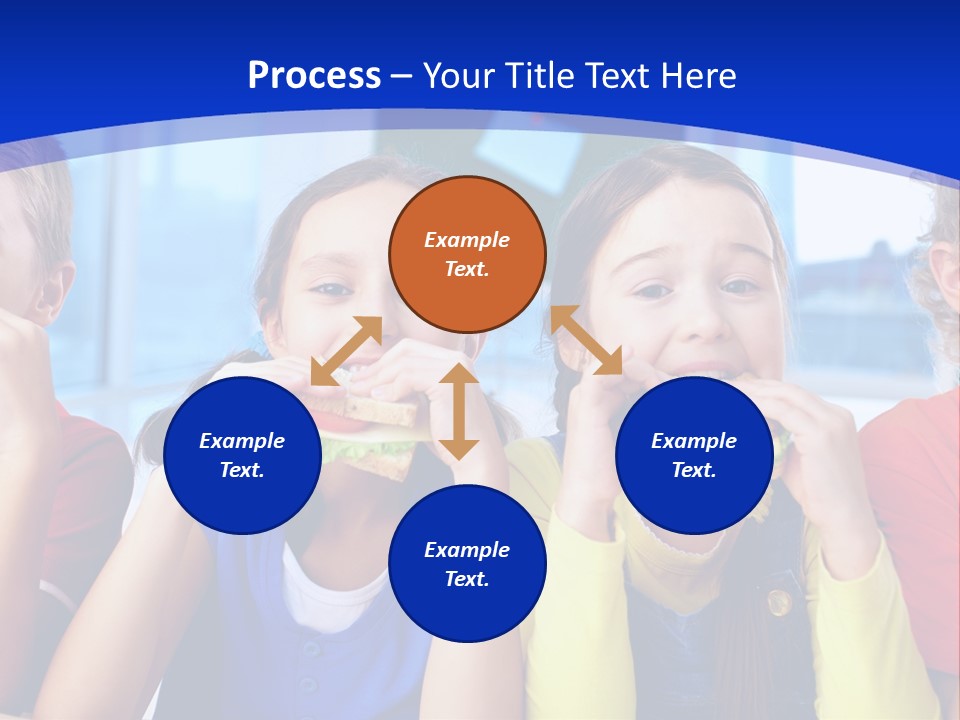 Edible Boy Schoolchildren PowerPoint Template