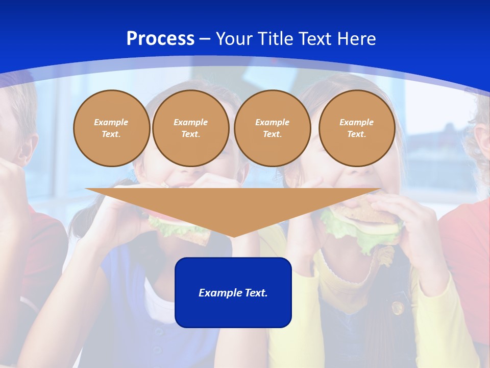 Edible Boy Schoolchildren PowerPoint Template