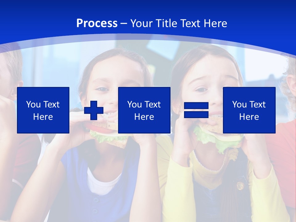 Edible Boy Schoolchildren PowerPoint Template