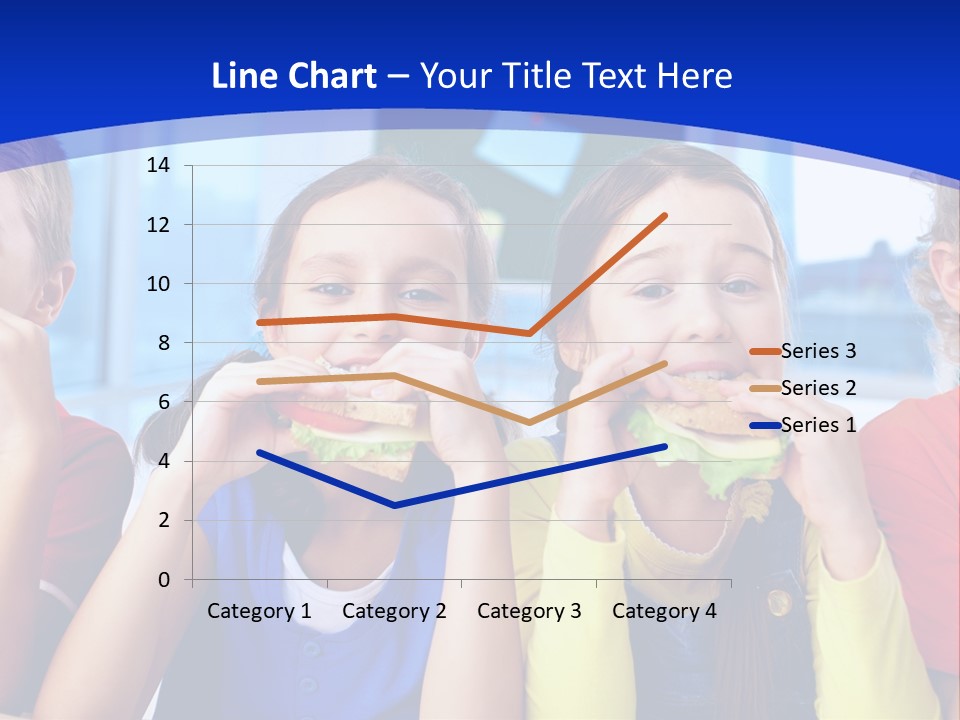 Edible Boy Schoolchildren PowerPoint Template