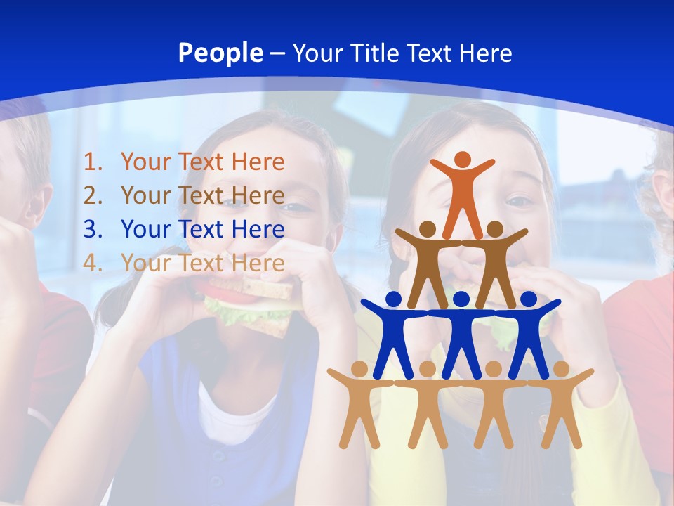 Edible Boy Schoolchildren PowerPoint Template