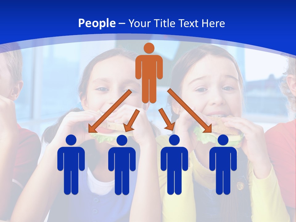 Edible Boy Schoolchildren PowerPoint Template