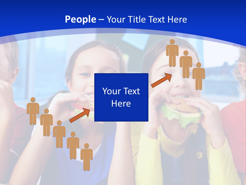 Edible Boy Schoolchildren PowerPoint Template