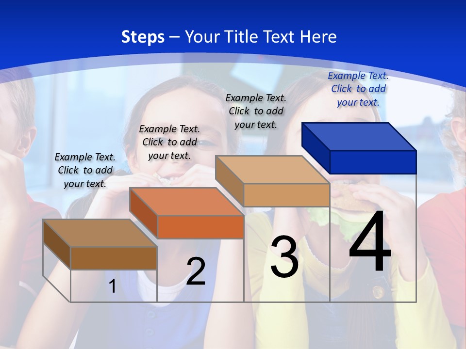 Edible Boy Schoolchildren PowerPoint Template
