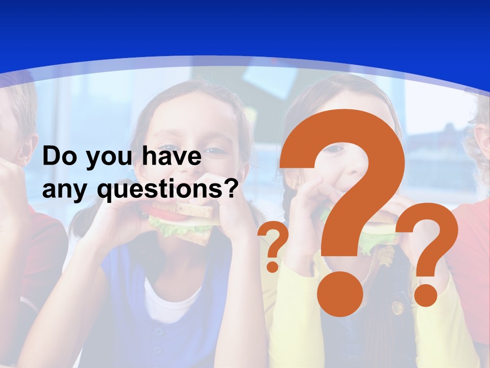 Edible Boy Schoolchildren PowerPoint Template