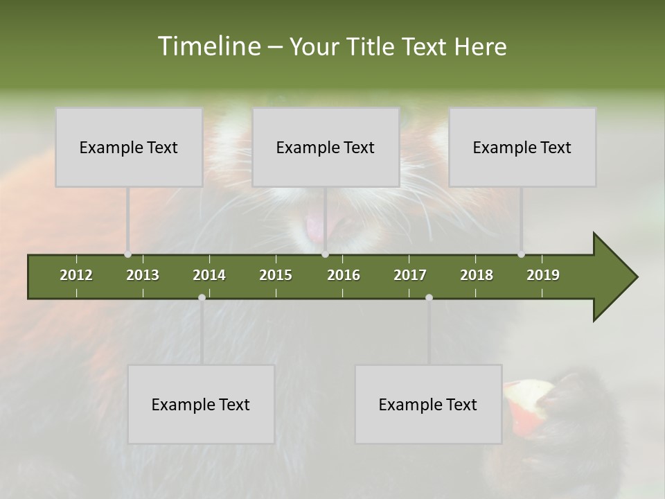Vegetarian Zoo Natural PowerPoint Template