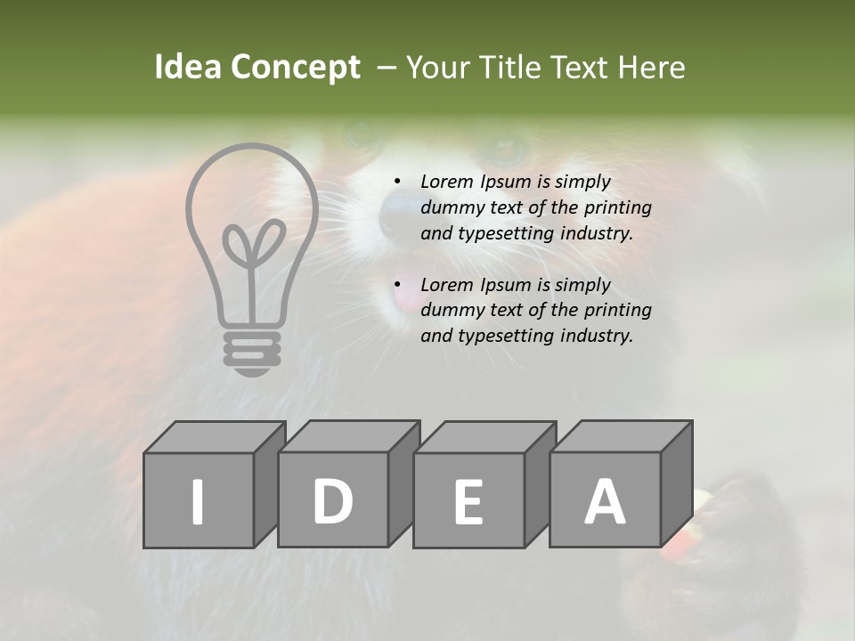 Vegetarian Zoo Natural PowerPoint Template