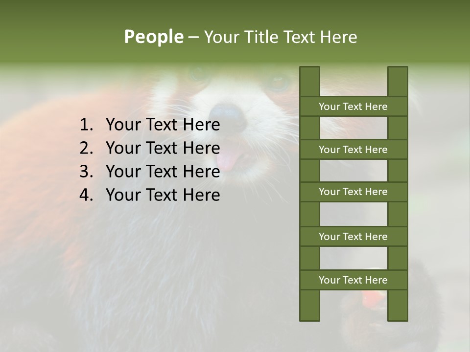 Vegetarian Zoo Natural PowerPoint Template