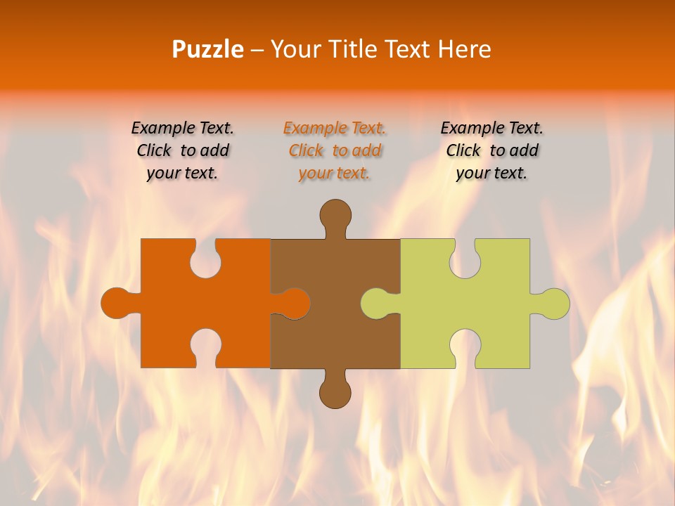 Temperature Fireplace Grill PowerPoint Template