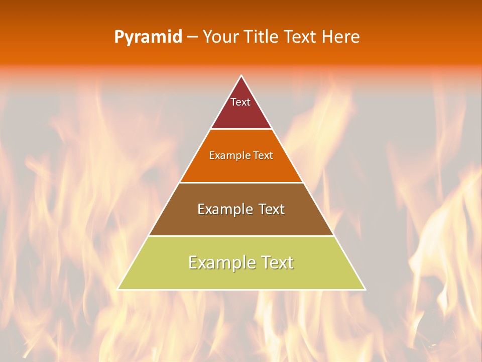 Temperature Fireplace Grill PowerPoint Template