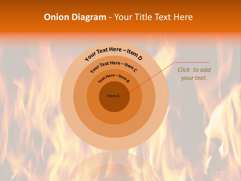 Temperature Fireplace Grill PowerPoint Template