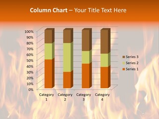 Temperature Fireplace Grill PowerPoint Template