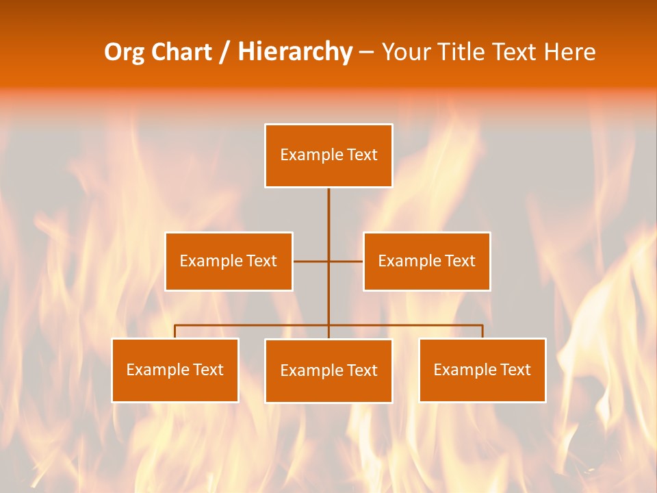Temperature Fireplace Grill PowerPoint Template