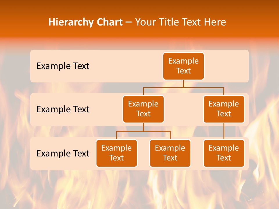 Temperature Fireplace Grill PowerPoint Template