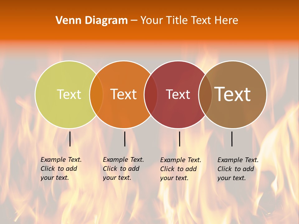 Temperature Fireplace Grill PowerPoint Template