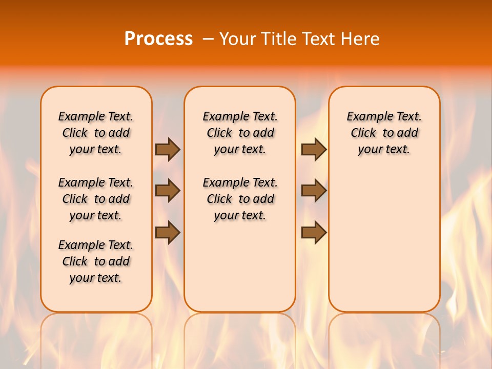 Temperature Fireplace Grill PowerPoint Template