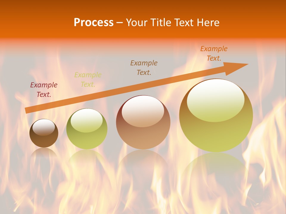 Temperature Fireplace Grill PowerPoint Template