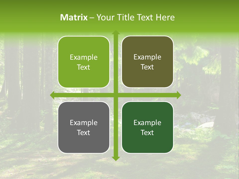 Green Uplifting Nature PowerPoint Template