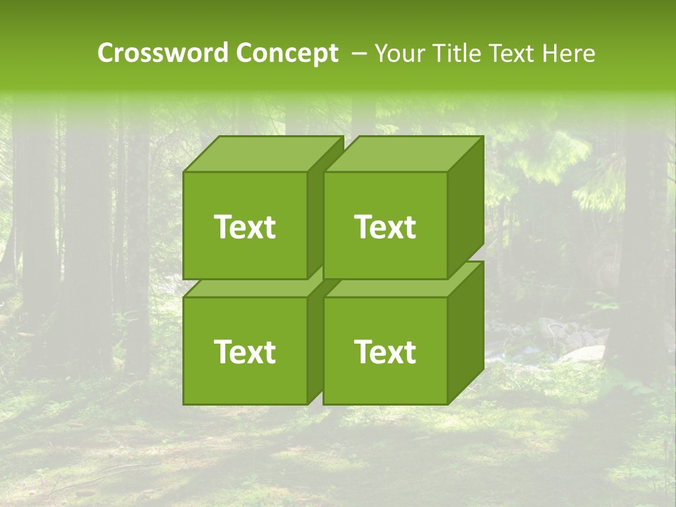 Green Uplifting Nature PowerPoint Template