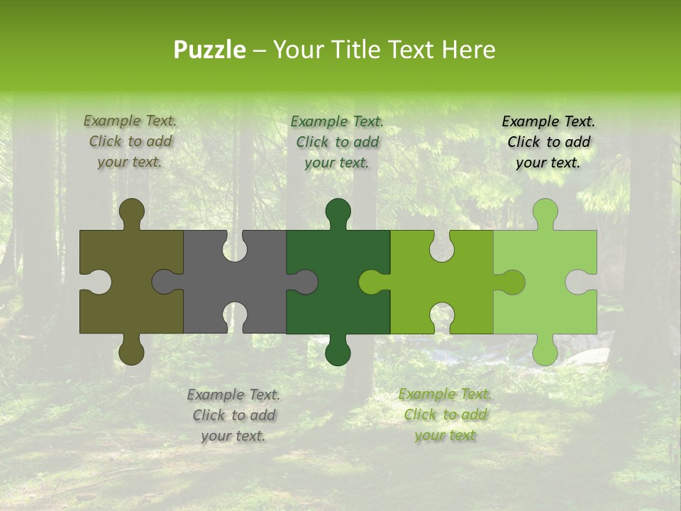 Green Uplifting Nature PowerPoint Template