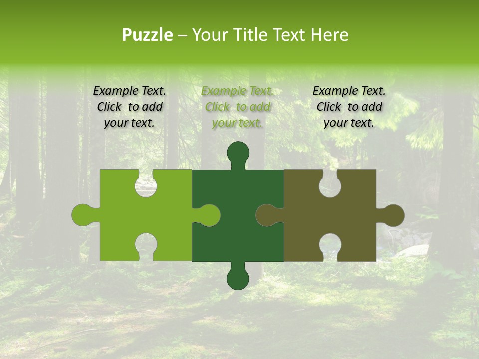 Green Uplifting Nature PowerPoint Template