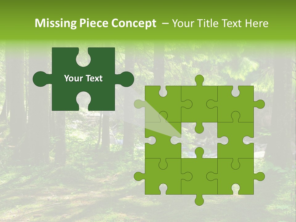 Green Uplifting Nature PowerPoint Template