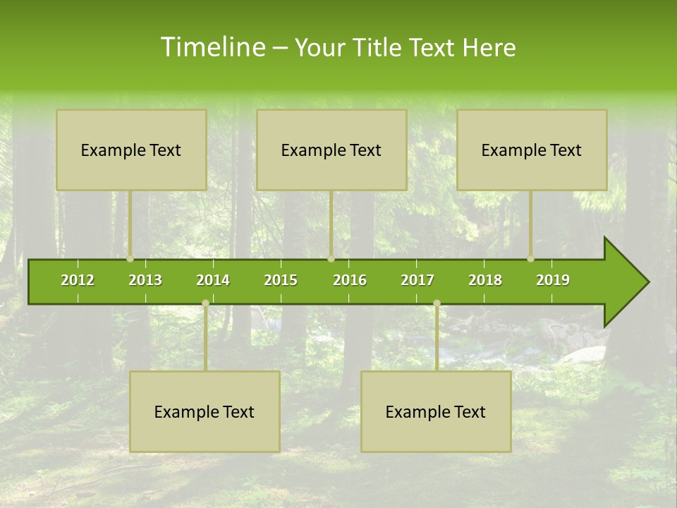 Green Uplifting Nature PowerPoint Template