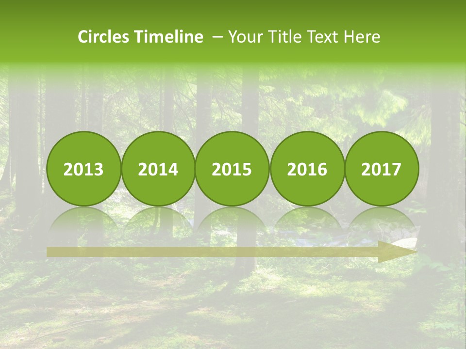 Green Uplifting Nature PowerPoint Template