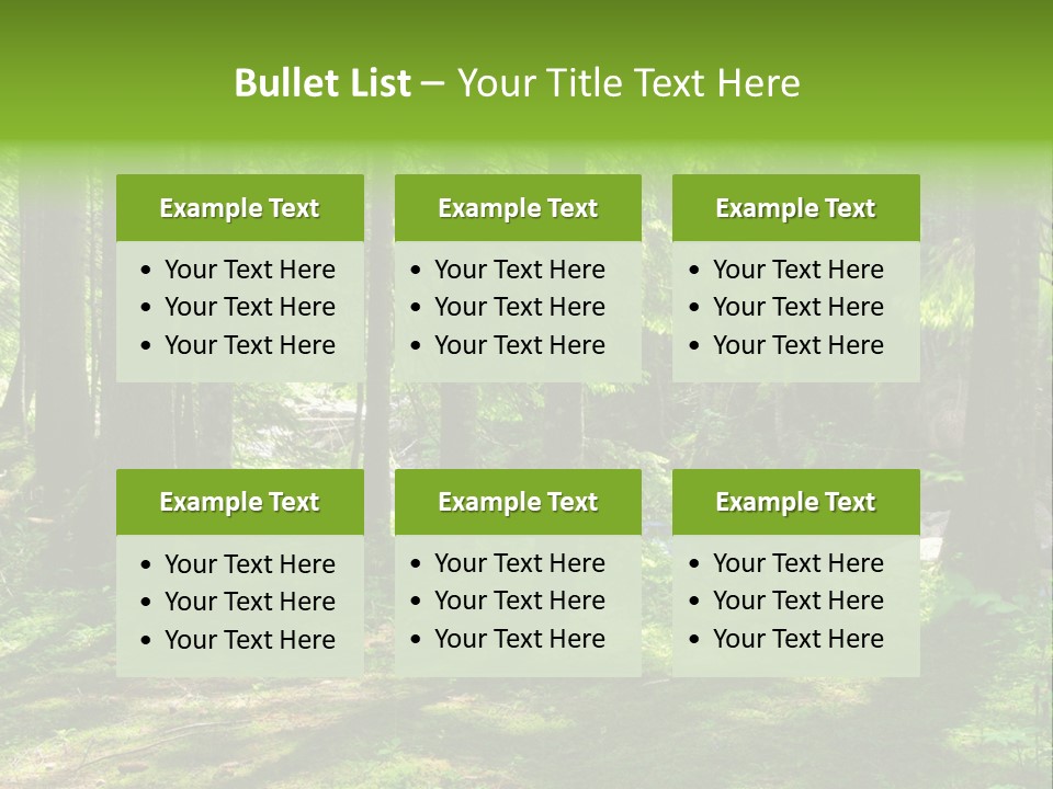 Green Uplifting Nature PowerPoint Template