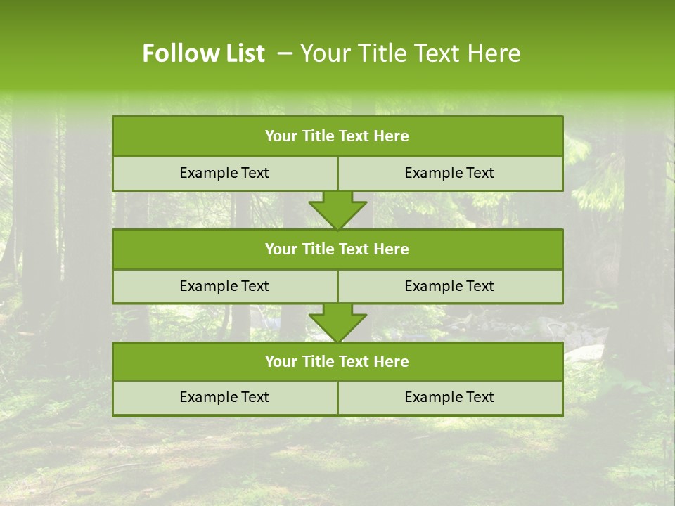 Green Uplifting Nature PowerPoint Template