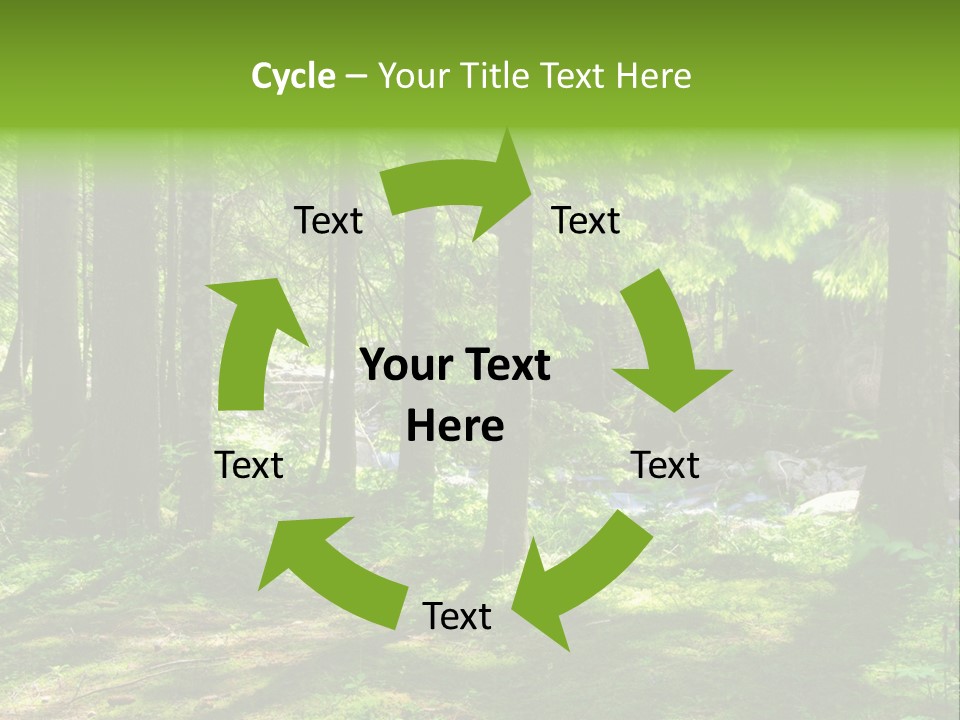Green Uplifting Nature PowerPoint Template