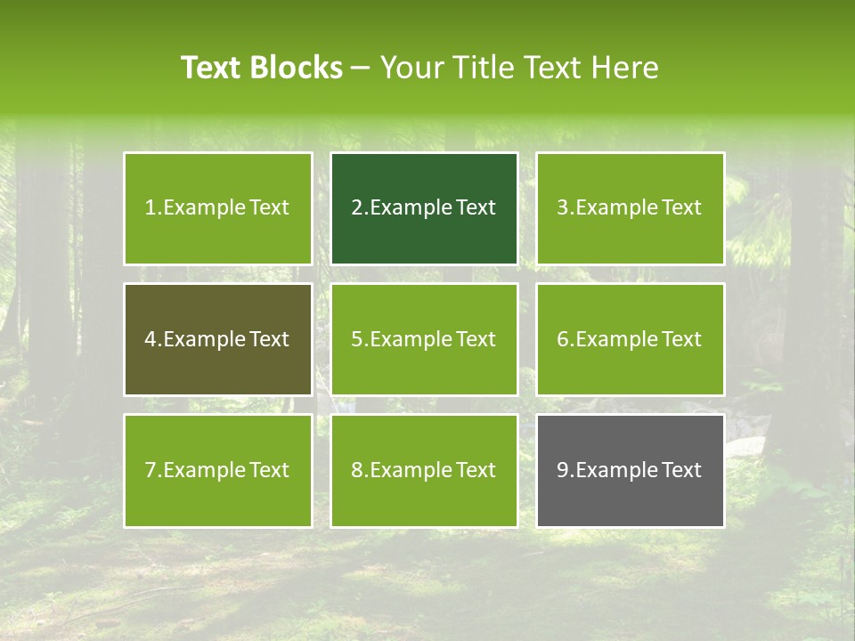 Green Uplifting Nature PowerPoint Template