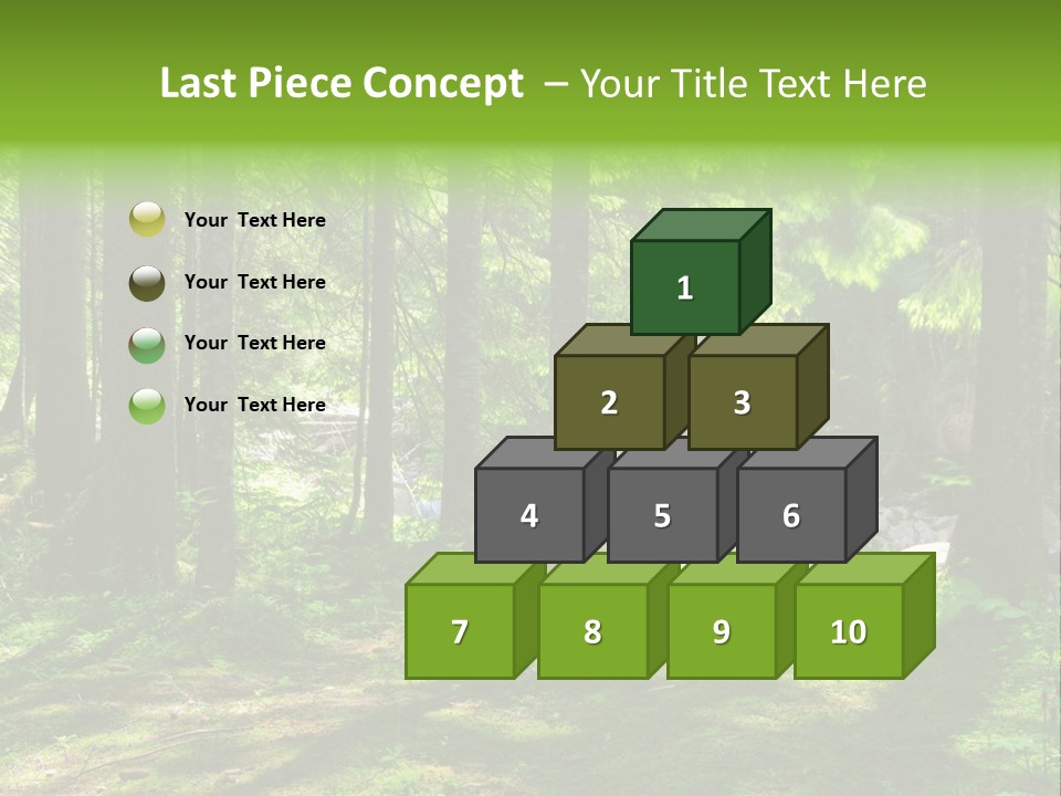 Green Uplifting Nature PowerPoint Template