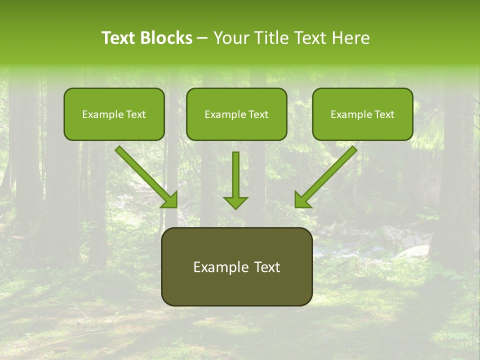 Green Uplifting Nature PowerPoint Template