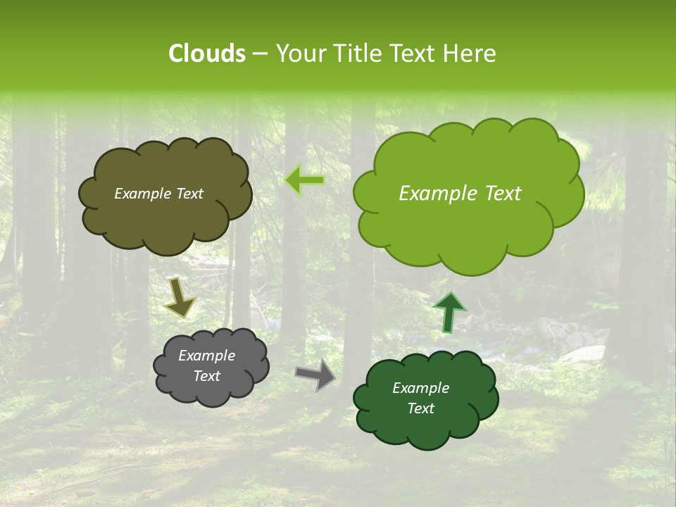 Green Uplifting Nature PowerPoint Template
