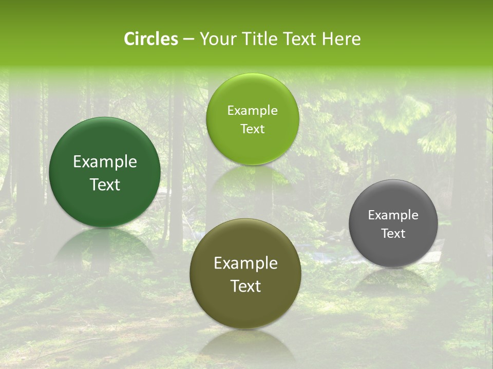 Green Uplifting Nature PowerPoint Template