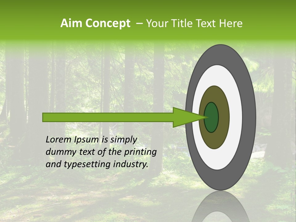 Green Uplifting Nature PowerPoint Template