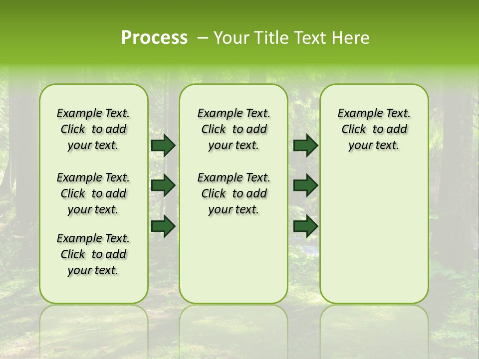 Green Uplifting Nature PowerPoint Template