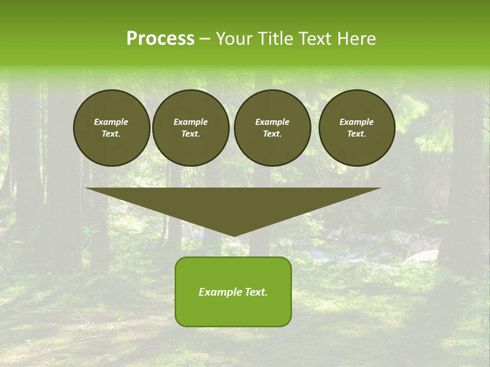 Green Uplifting Nature PowerPoint Template