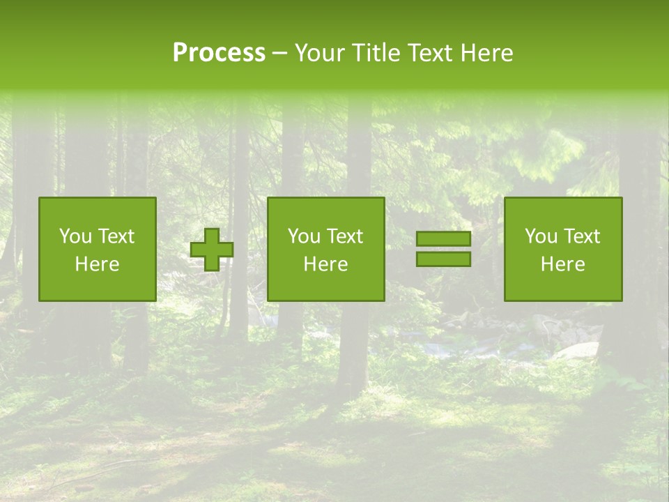 Green Uplifting Nature PowerPoint Template