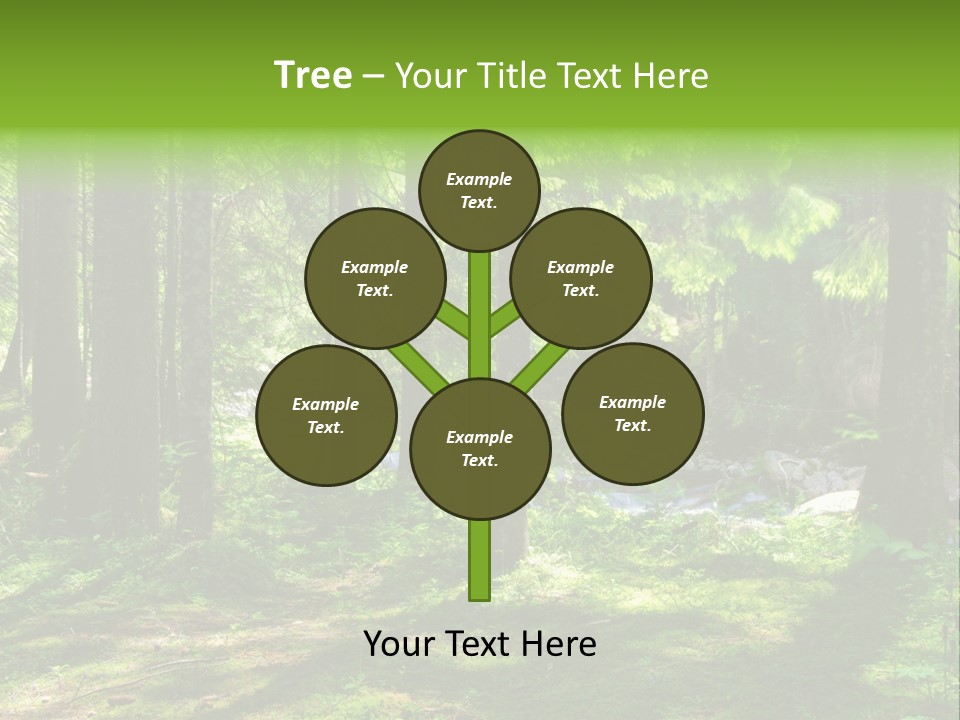 Green Uplifting Nature PowerPoint Template