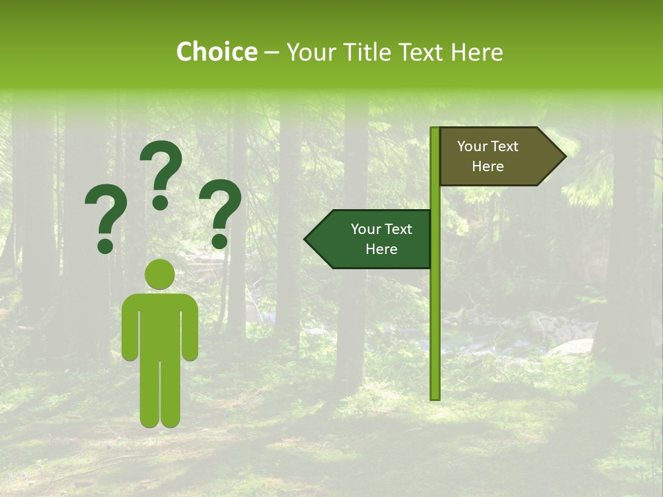 Green Uplifting Nature PowerPoint Template