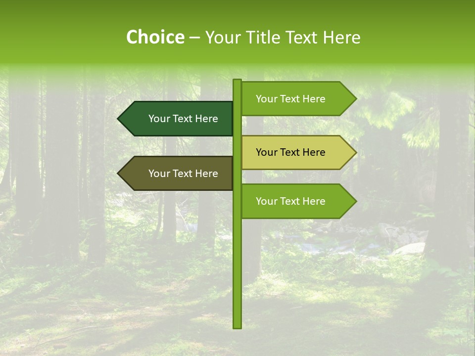 Green Uplifting Nature PowerPoint Template